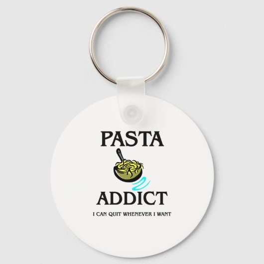 Pasta Addict Schlüsselanhänger (Vorderseite)