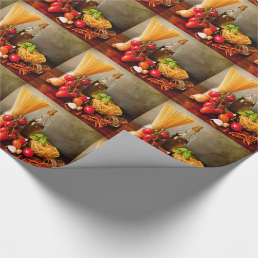 Pasta arrabbiata geschenkpapier (Ecke)
