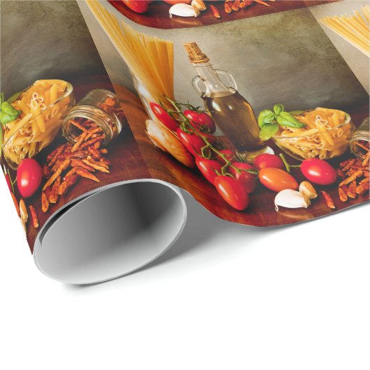 Pasta arrabbiata geschenkpapier (Rolleneckpunkt)