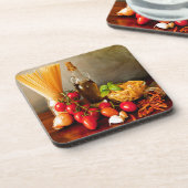 Pasta arrabbiata getränkeuntersetzer (Linke Seite)