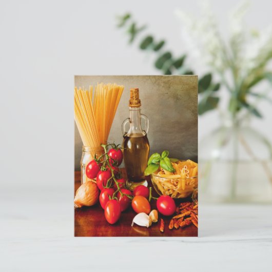 Pasta arrabbiata postkarte (Stehend Vorderseite)