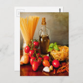 Pasta arrabbiata postkarte (Vorne/Hinten)