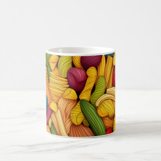Pasta art background kaffeetasse (Mittel)