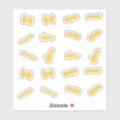 Pasta Aufkleber (Blatt)