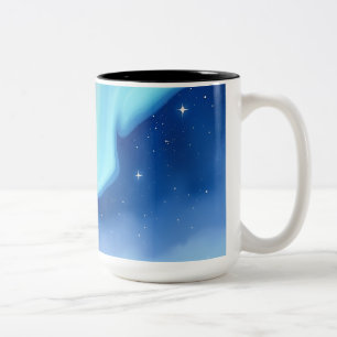 Pasta Aurora Borealis Zweifarbige Tasse