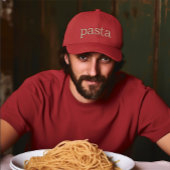 Pasta bestickt bestickte baseballkappe