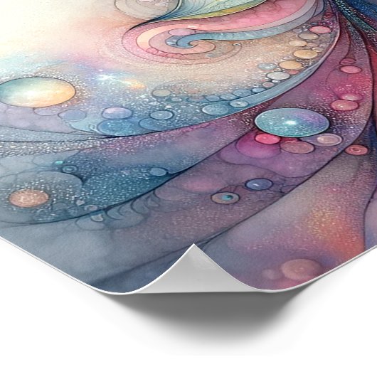 Pasta Butterfly Wall Art Poster (Ecke)