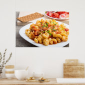 Pasta cavatappi geschlossen poster (Küche)