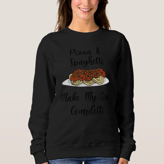 Pasta Completti Musiknotens Musician Spaghetti Sweatshirt (Vorderseite)