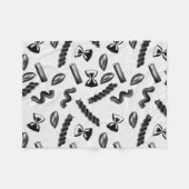 Pasta Diversity Grau Food Italien Lover Feinschmec Fleecedecke (Vorderseite (Horizontal))
