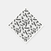 Pasta Diversity Grau Food Italien Lover Feinschmec Serviette (Ecke)