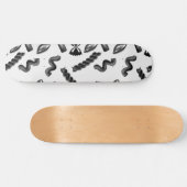 Pasta Diversity Grau Food Italien Lover Feinschmec Skateboard (Horizontal)