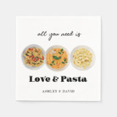 Pasta | Engagement Serviette (Vorderseite)