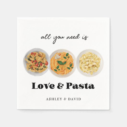 Pasta | Engagement Serviette (Vorderseite)