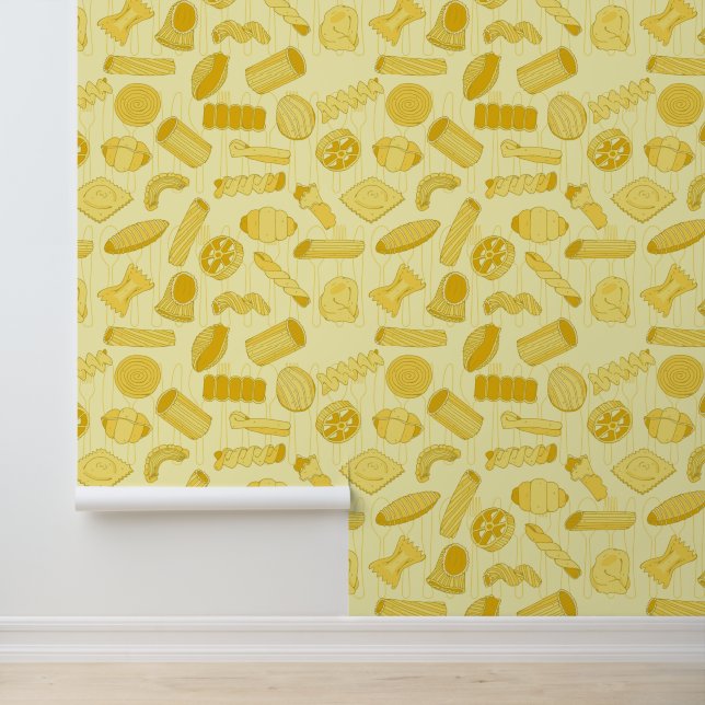 Pasta Formen Italienisches Restaurant Tapete (Anwendung)