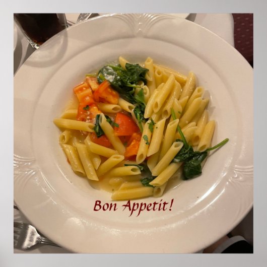 Pasta Foto Poster (Vorne)