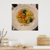 Pasta Foto Poster (Küche)