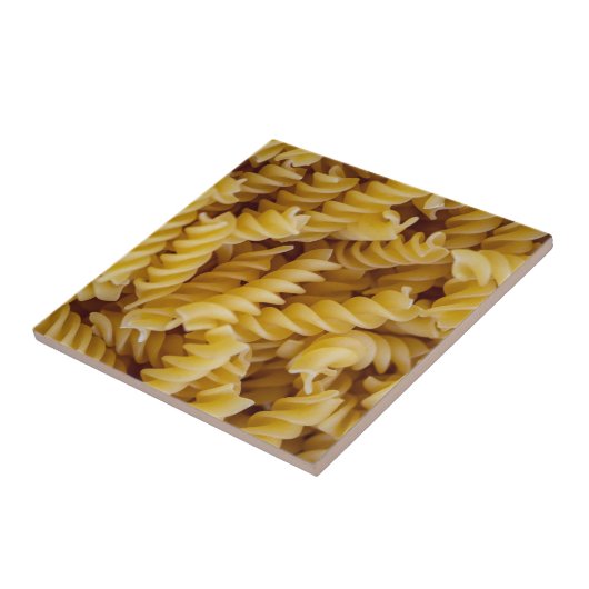 Pasta Fusilli Noodles Fliese (Seite)