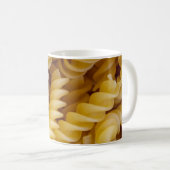 Pasta Fusilli Noodles Kaffeetasse (VorderseiteRechts)