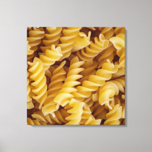 Pasta Fusilli Noodles Leinwanddruck