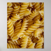 Pasta Fusilli Noodles Poster (Vorne)