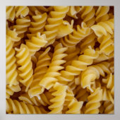 Pasta Fusilli Noodles Poster (Vorne)