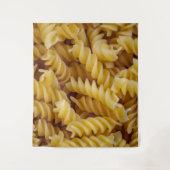Pasta Fusilli Noodles Wandteppich (Vorderseite)