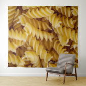 Pasta Fusilli Noodles Wandteppich (Beispiel (Horizontal))