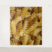 Pasta Fusilli Noodles Wandteppich (Vorderseite)