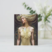 Pasta Goddess Postcard Postkarte (Stehend Vorderseite)