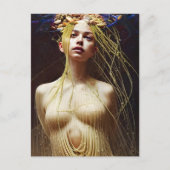 Pasta Goddess Postcard Postkarte (Vorderseite)