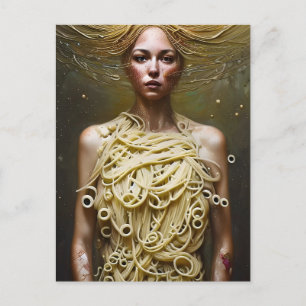 Pasta Goddess Postkarte