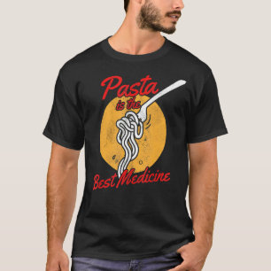 Pasta ist die beste Medizin Italienisch Carbonara T-Shirt