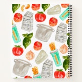 Pasta Italienisches Kochbuch Rezept Notizblock (Rückseite)