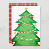 Pasta italienisches Restaurant Weihnachtskarte Feiertagskarte (Vorne/Hinten)