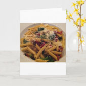 Pasta Karte (Gelbe Blume)