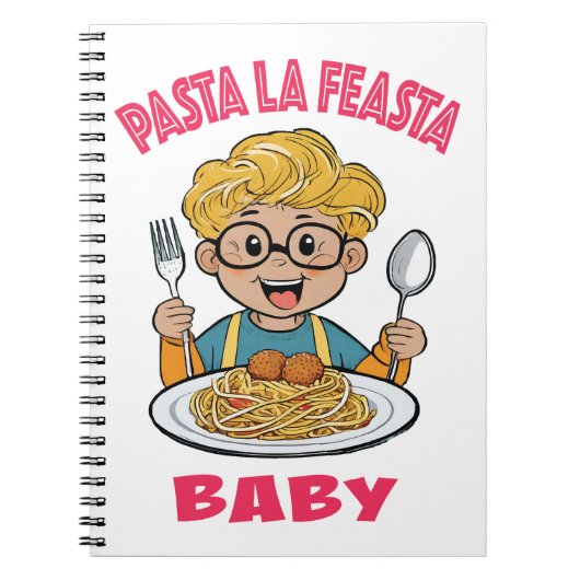 Pasta La Feasta Baby Notizblock (Vorderseite)