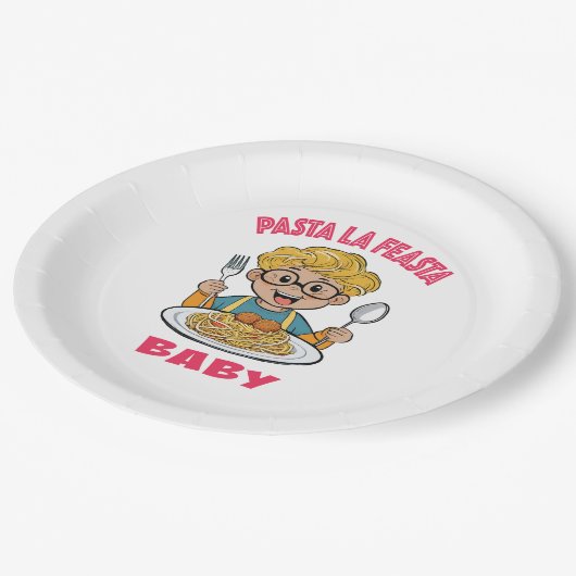 Pasta La Feasta Baby Pappteller (Schrägansicht)