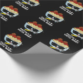 Pasta-la-vista Baby Funny Food Pasta Pun Dark BG Geschenkpapier (Ecke)