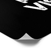 Pasta-la-vista Baby Funny Food Pasta Pun Dark BG Poster (Ecke)