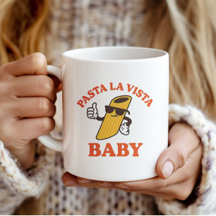 Pasta La Vista Funny   Italienisches Pun-Geschenk  Kaffeetasse
