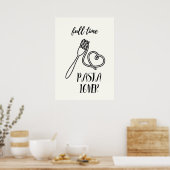 Pasta-Liebhaber Poster (Küche)