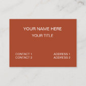 Pasta Makes Me Better Funny Pasta Restaurant Visitenkarte (Rückseite)