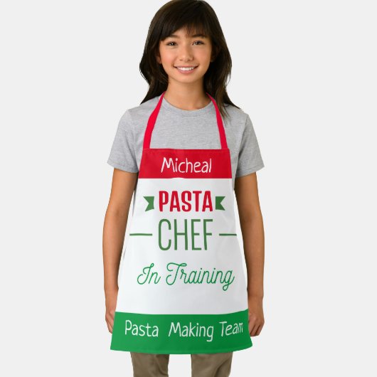 Pasta-Making-Team - Schürze der Kinder (Insitu)