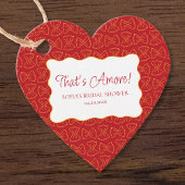 Pasta-Muster, das eher italienisches Brautparty is Geschenkanhänger