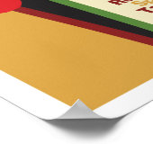 Pasta Names Kitchen Art Poster (Ecke)