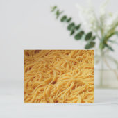 Pasta Night Dinner Einladung Postkarte (Stehend Vorderseite)