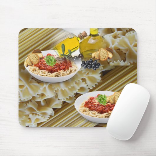 Pasta Olive Oil Maus Pad! Mousepad (Mit Mouse)