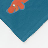 Pasta P Dog Funny Dachshund Dog Pasta Foodie Dog S Fleecedecke (Ecke)