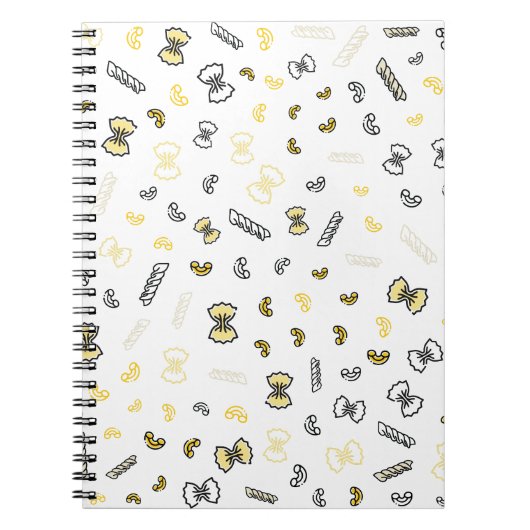 Pasta Party Notebook Notizblock (Vorderseite)